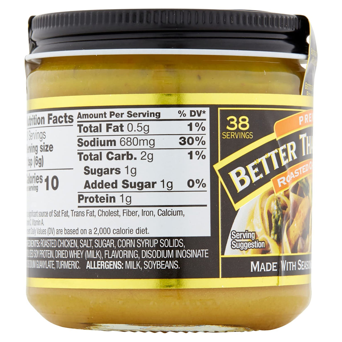 Better Than Bouillon chicken base spoon; quick, convenient seasoning.