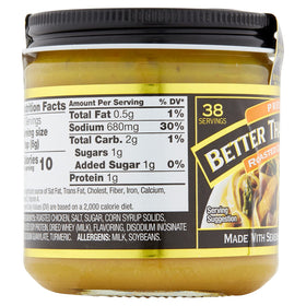 Better Than Bouillon chicken base spoon; quick, convenient seasoning.