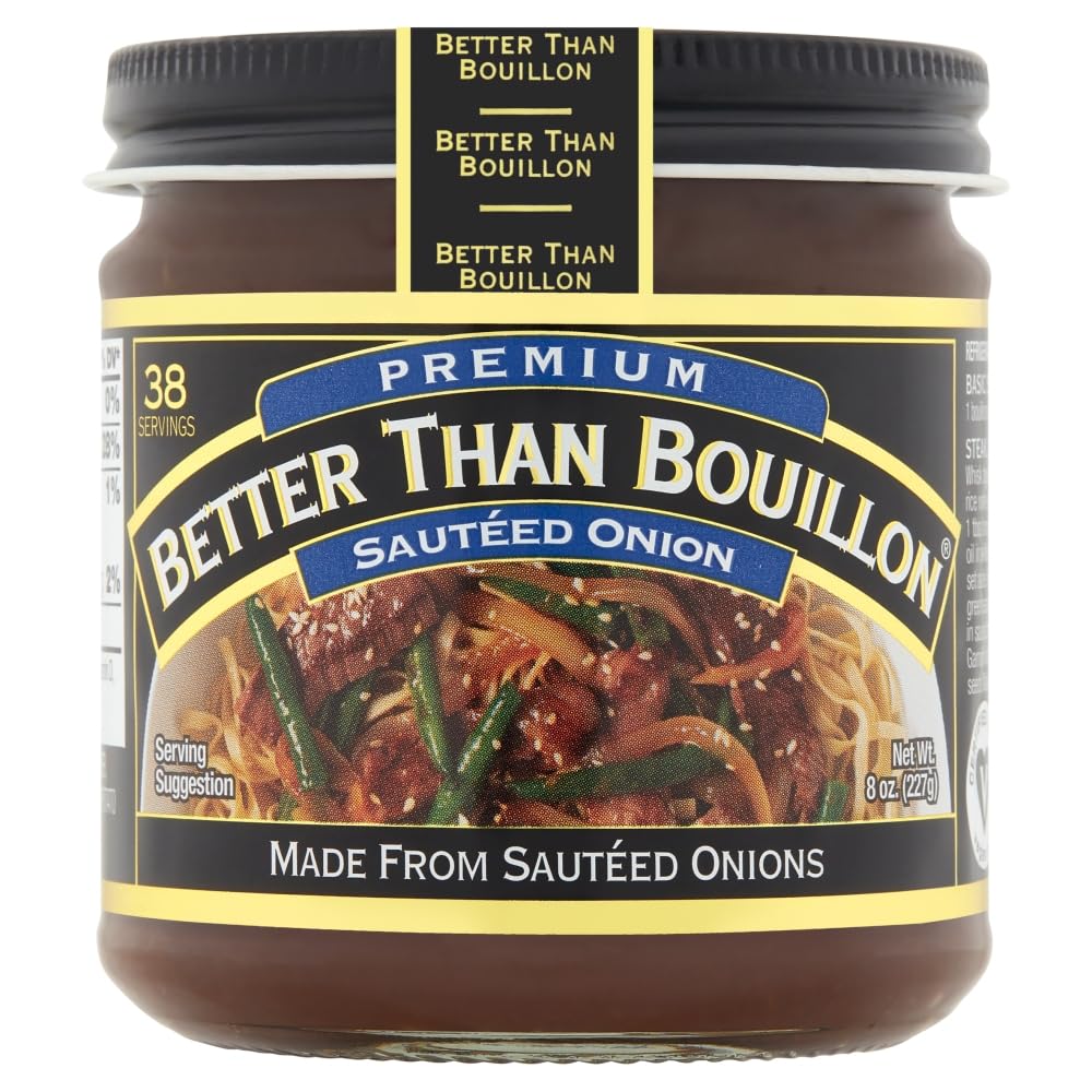 Close-up of Better Than Bouillon label detailing jar design