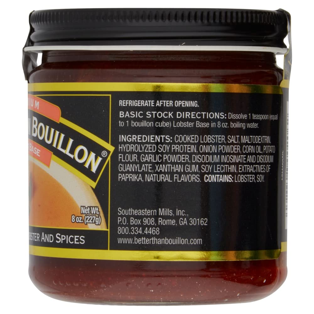 Better Than Bouillon Lobster Base spoon dispensing flavor into pot