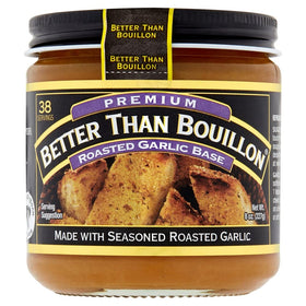Better Than Bouillon Premium Roasted Variety Pack with spoon ready to measure flavor for sauces