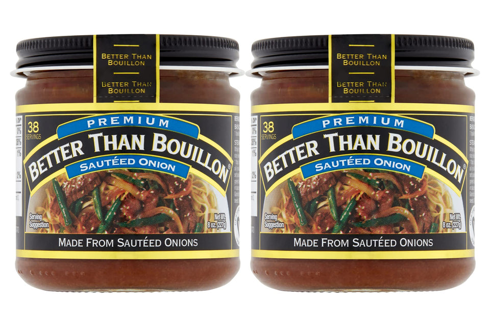 Better Than Bouillon Premium Sauteed Onion Base jar ready to flavor soups
