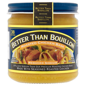 Better Than Bouillon reduced sodium beef base jar for hearty flavor in minutes.