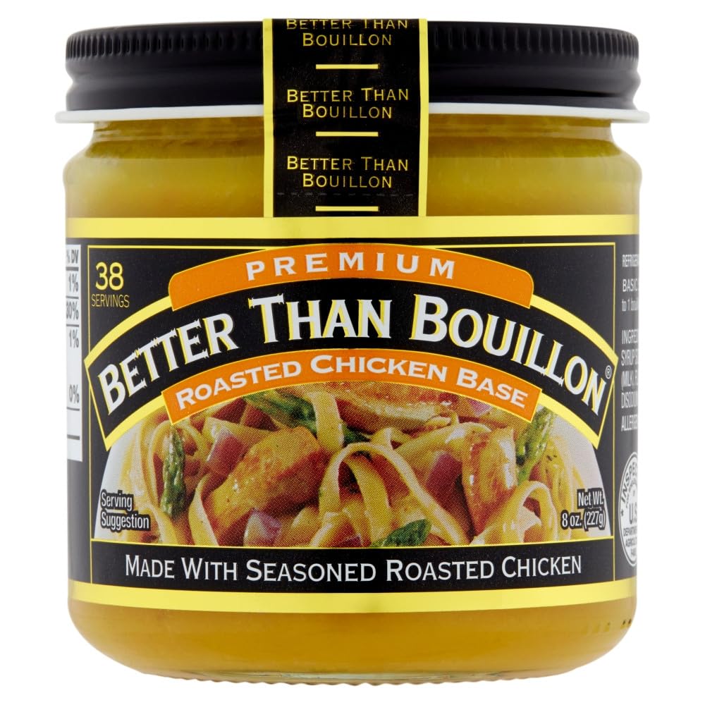 Better Than Bouillon roasted beef base jar with spoon for rich sauces