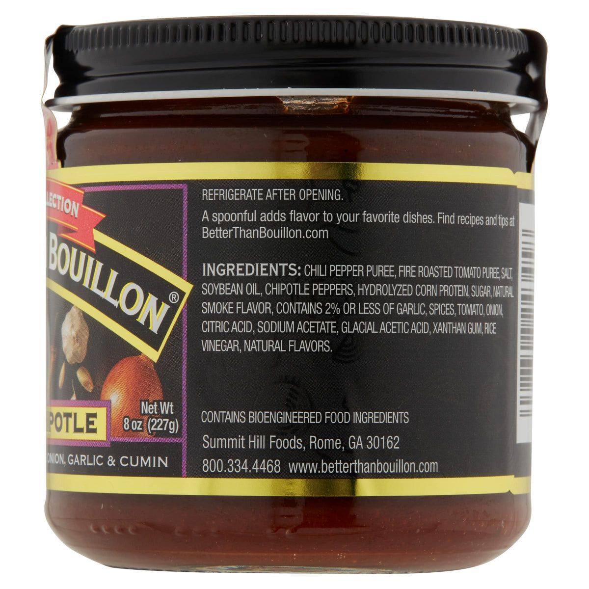 Chipotle peppers in Better Than Bouillon Smoky Chipotle Base add depth to flavor