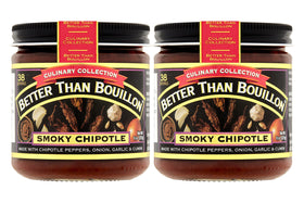 Better Than Bouillon Smoky Chipotle Base jar being poured for quick seasoning