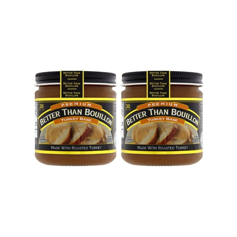 Better Than Bouillon Turkey Base jar offers rich, restaurant-style flavor at home.