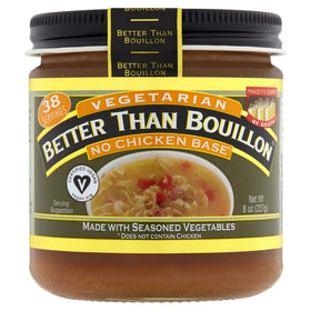 Better Than Bouillon Vegetarian Base No-Beef jar, hearty base for stews and grains