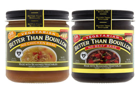 Better Than Bouillon Vegetarian Base No-Chicken jar, quick soup flavor enhancer