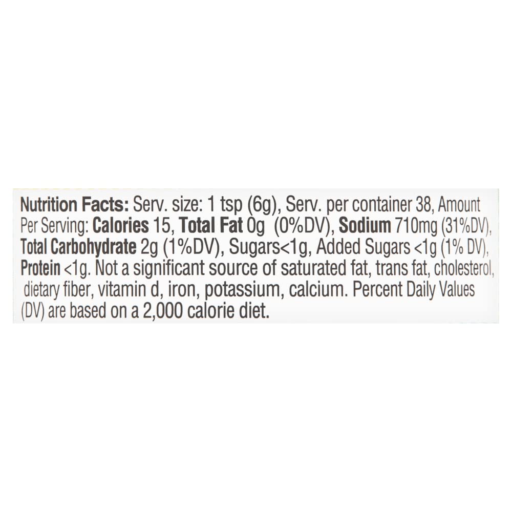 Better Than Bouillon Vegetarian No Beef base nutrition label visible, vegan-friendly option.