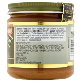 Better Than Bouillon Vegetarian No Chicken Base is vegan certified.