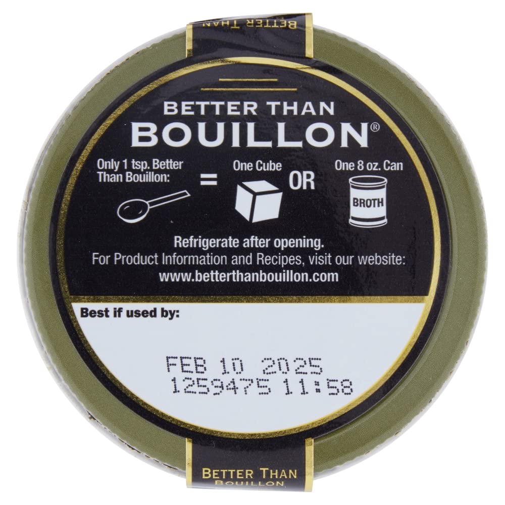 Better Than Bouillon Vegetarian No Chicken jar-stack for pantry display.