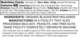 Better Than Honey organic blackstrap molasses no mess cap showing easy dispensing