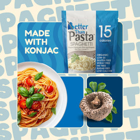 Better Than Noodles organic shirataki spaghetti ready-to-cook quick to heat for weeknight dinners