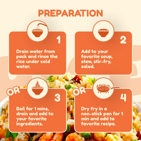 Better Than Noodles Shirataki Rice low-calorie substitute in everyday meals.