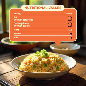 Better Than Noodles Shirataki Rice zero net carbs option for keto meals.