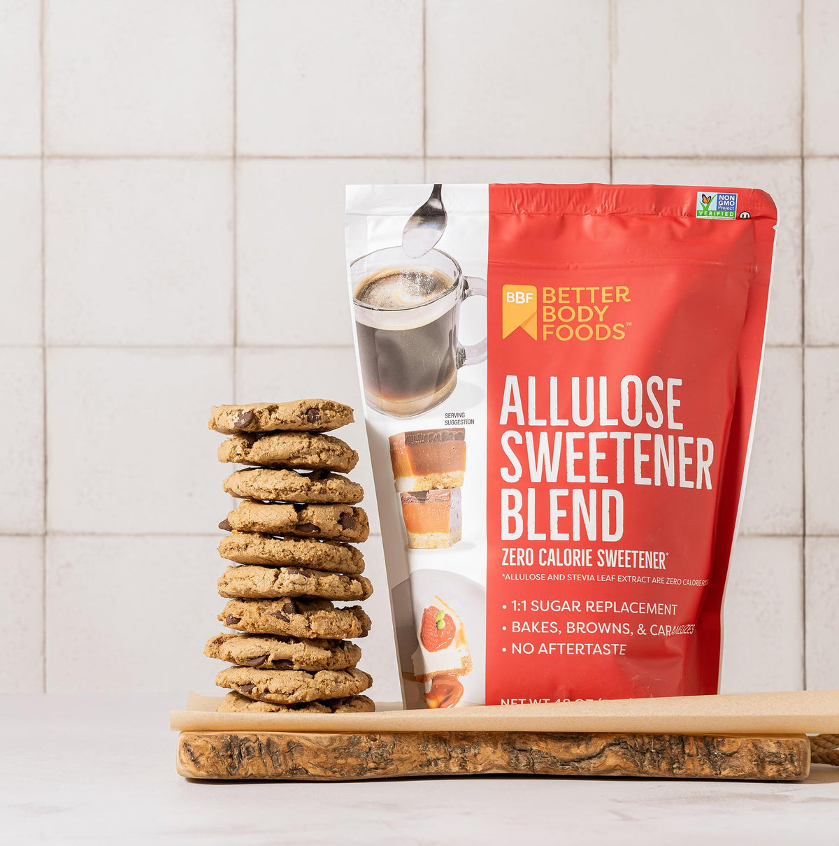 Allulose sweetener in coffee illustrating keto-friendly, zero-calorie sweetness.