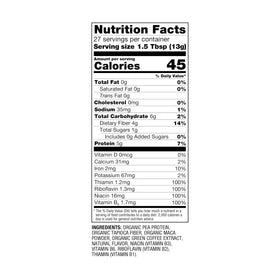 Green coffee extract elements in BetterBody Foods Organic Energy Blend suggesting natural alertness.