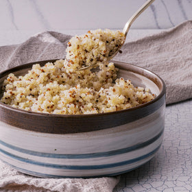 BetterBody Foods Quinoa breakfast porridge offering a protein-rich, satisfying start.