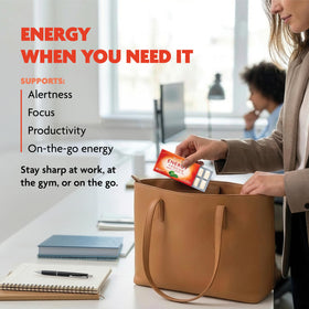 BetterGum energy gum pieces close-up, providing smooth focus without jitters