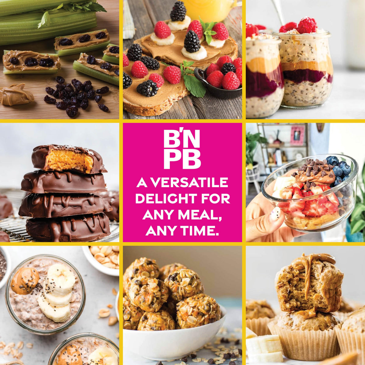 Better’n Peanut Butter banana spread blended into smoothies for extra protein.