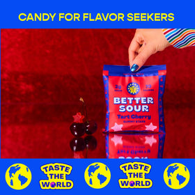 Better Sour Tart Cherry Candy, USA-made with CIA chefs, delivering gourmet flavor.