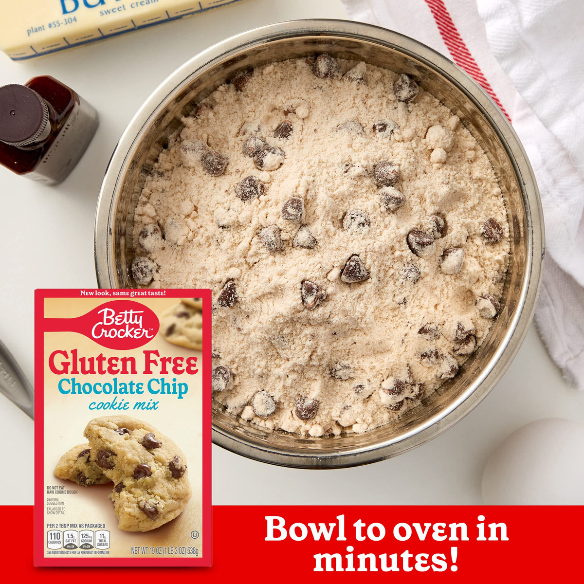 Betty Crocker chocolate chip dough drops ready-to-bake enjoyable treats.