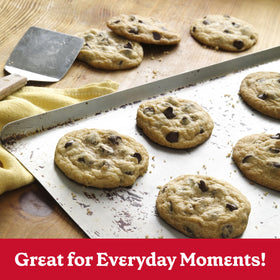 Betty Crocker cookie dough portioning for easy drop-and-bake prep.