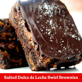 Betty Crocker brownie mix batter poured into baking pan
