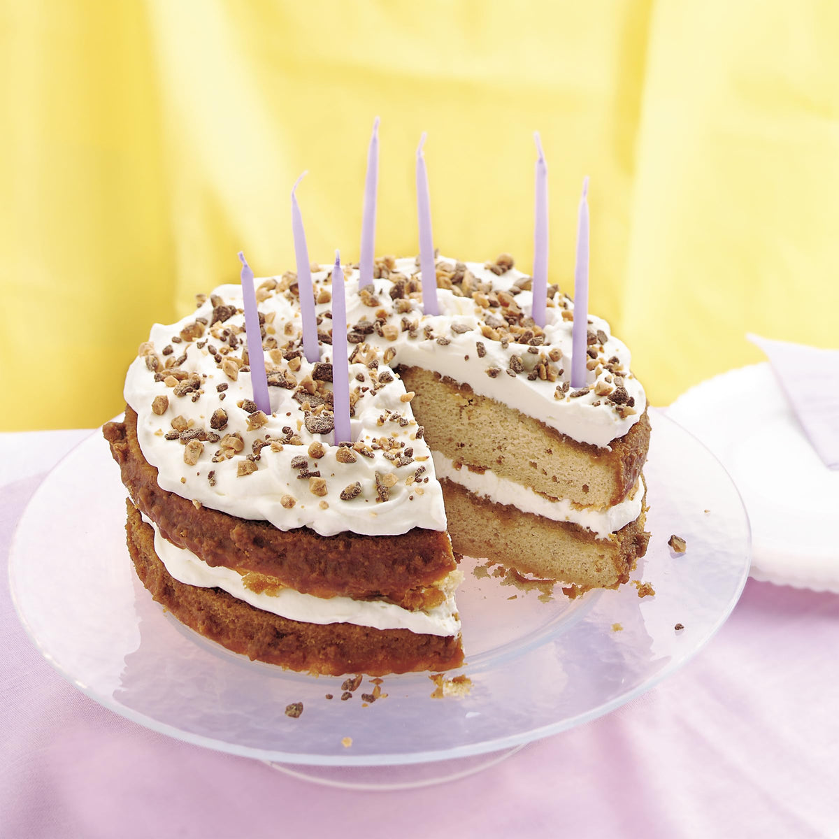 Betty Crocker Delights cupcakes with butter pecan cake mix batter