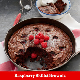 Betty Crocker Delights Supreme Original Brownies cooling on a plate