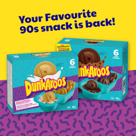 Six-pack DunkAroos tray for convenient single-serve snacking