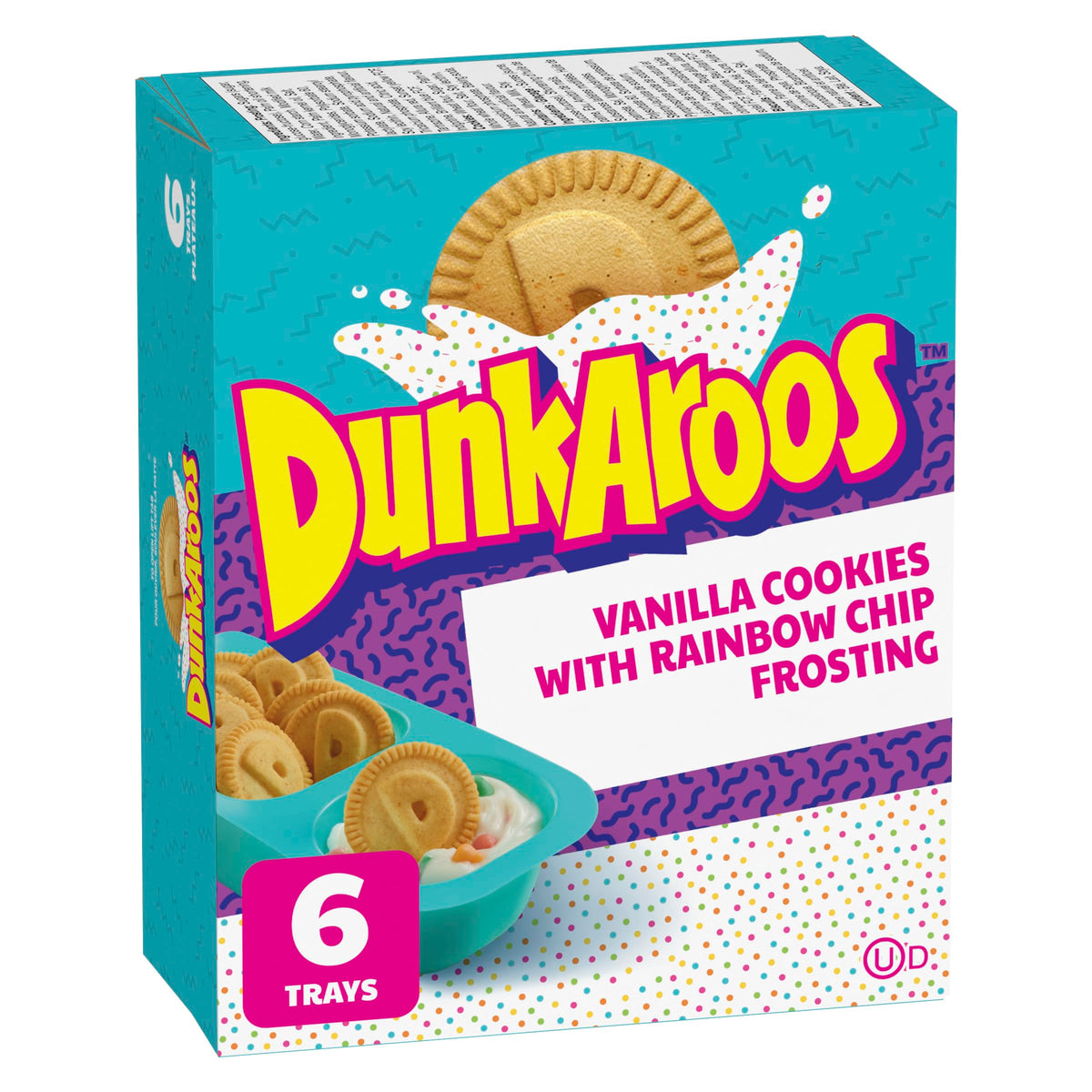 Betty Crocker DunkAroos vanilla cookies ready for dunking and quick snacking