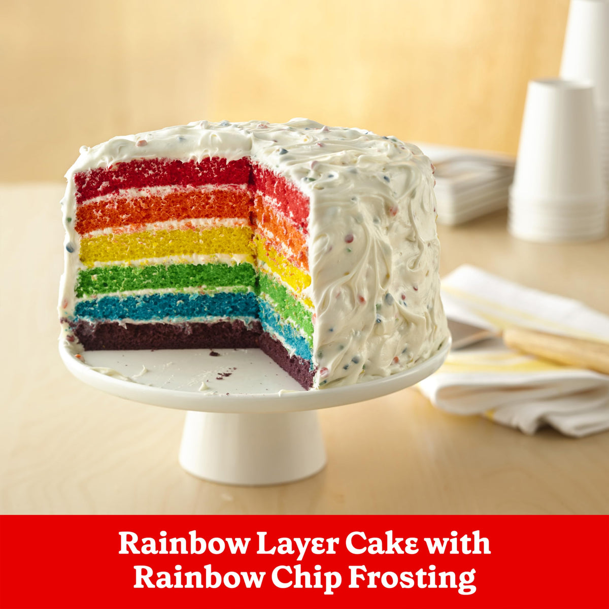 Frosting ideas paired with Betty Crocker vanilla cake mix for personalization