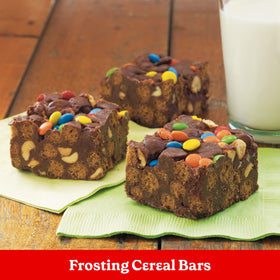 Betty Crocker frosting open tin showing easy spreadable frosting