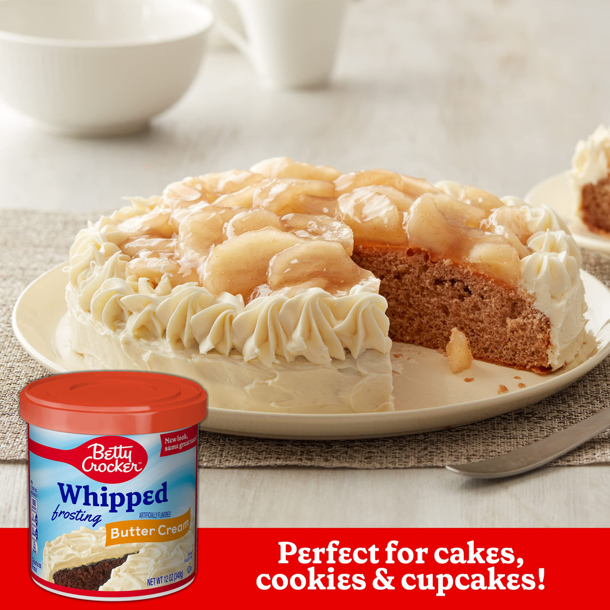 Betty Crocker frosting atop cookies for delightful treats