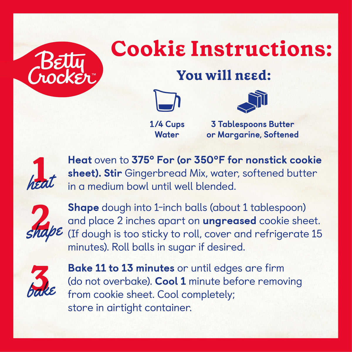 Betty Crocker Gingerbread cake slice close-up with rich spices