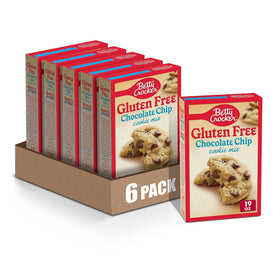 Betty Crocker gluten-free cookie mix pack for quick family baking.