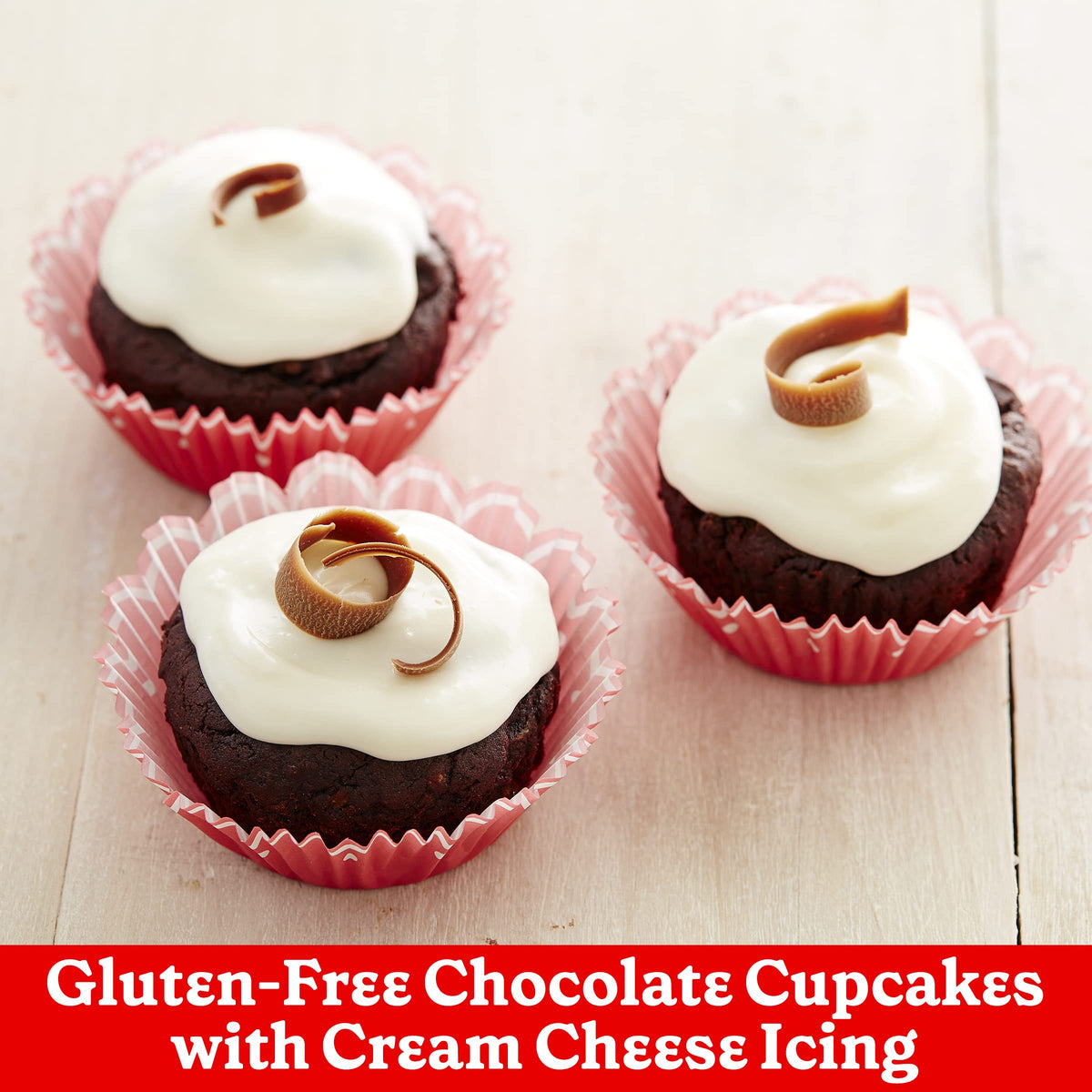 Betty Crocker gluten-free Devil's Food Cake on birthday table; celebrates with gluten-free treat.