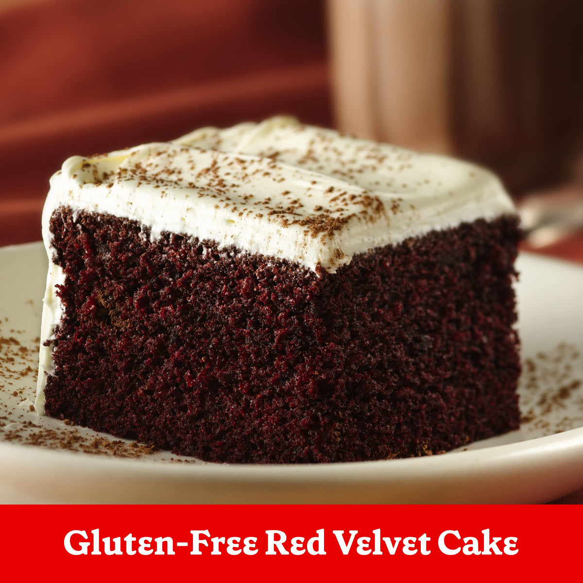 Betty Crocker gluten-free Devil's Food Cake Slice; moist crumb and chocolate depth.