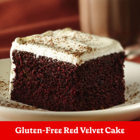 Betty Crocker gluten-free Devil's Food Cake Slice; moist crumb and chocolate depth.