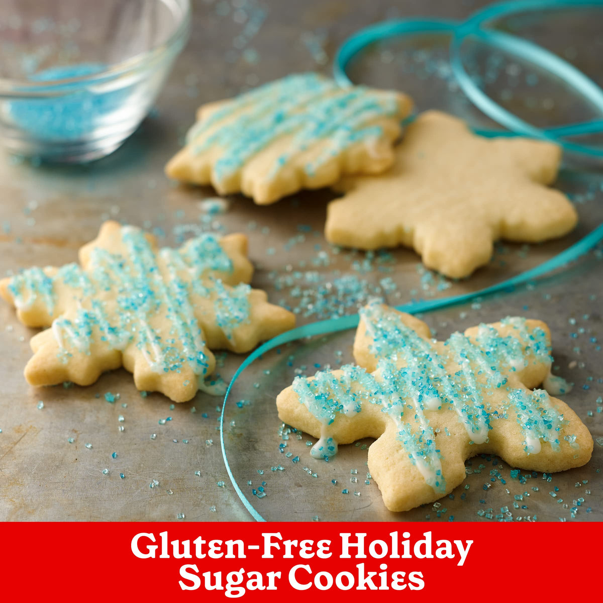 Betty Crocker gluten-free sugar cookie mix packaging side view