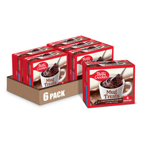 Betty Crocker Mug Treats triple chocolate cake in a mug—quick dessert in minutes.