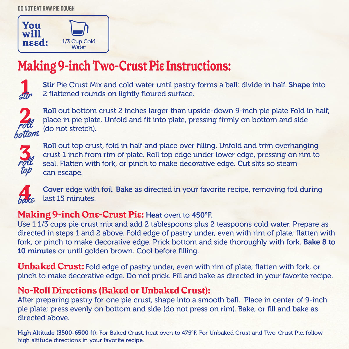 Boxed Betty Crocker Pie Crust Mix pack of twelve