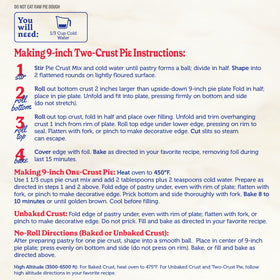 Boxed Betty Crocker Pie Crust Mix pack of twelve