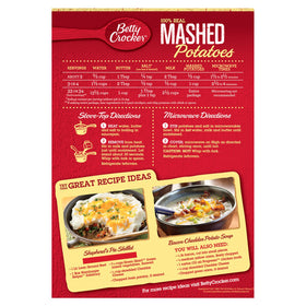 Betty Crocker potato buds real mashed potatoes – premium ingredients for easy meals