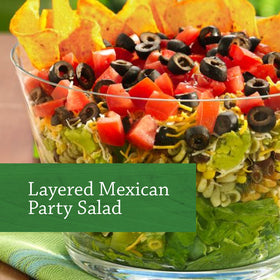 Betty Crocker Suddenly Pasta Salad served in a bowl, ideal quick side or main.