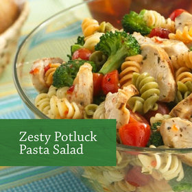 Betty Crocker Suddenly Pasta Salad with vegetables option, versatile and crowd-pleasing.