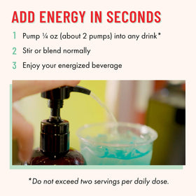Gosh That's Good BEV BUZ soda or juice mix-in highlights flexible caffeine addition