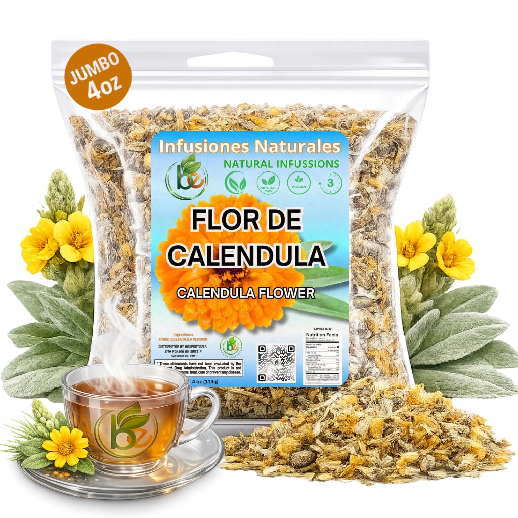 B-Experts Calendula petals for loose-leaf tea with soft floral aroma